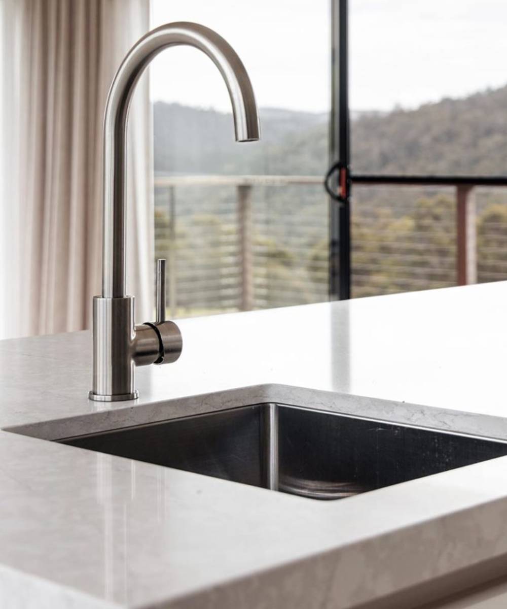 Évier de cuisine simple 380 mm - acier inoxydable - Balsa