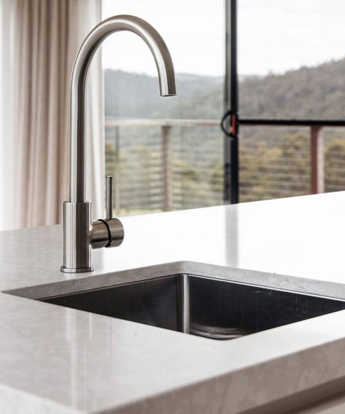 Évier de cuisine simple 380 mm - acier inoxydable - Balsa