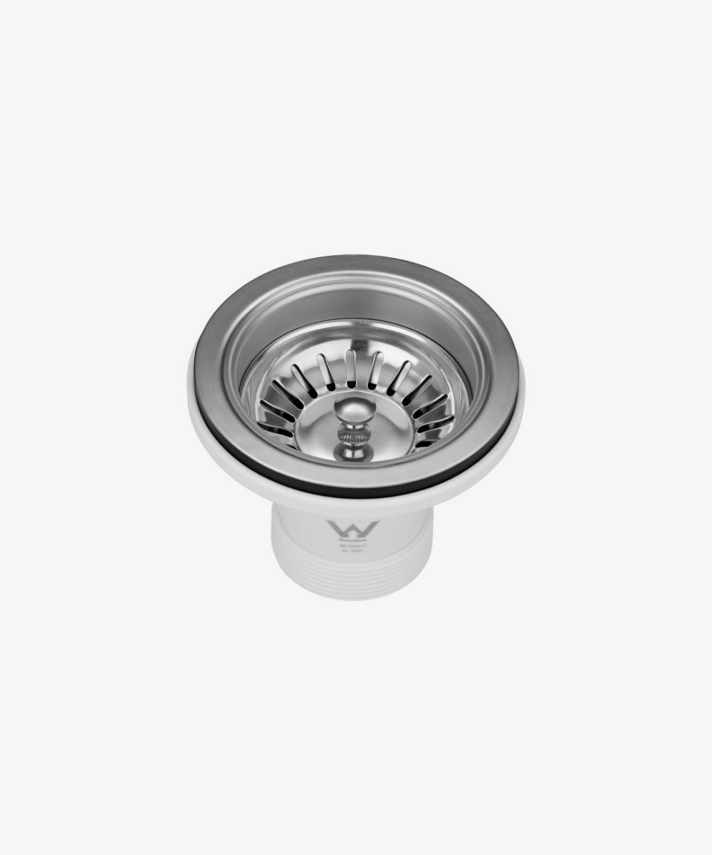 Évier de cuisine simple 380 mm - acier inoxydable - Balsa