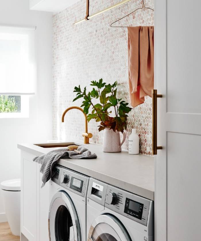 Évier de cuisine simple 380 mm - laiton brossé - Balsa