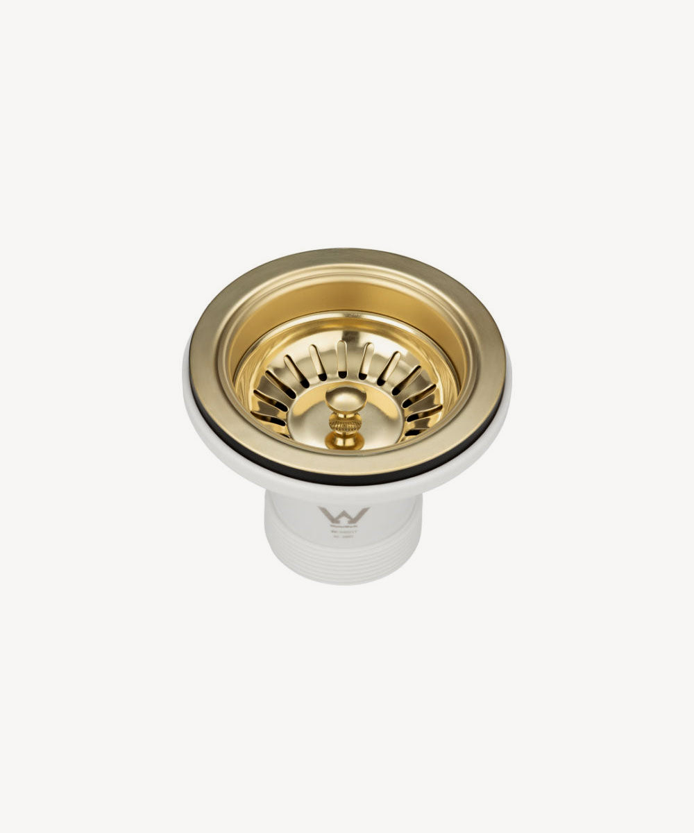 Évier de cuisine simple 380 mm - laiton brossé - Balsa