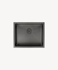 Évier de cuisine simple 550 mm - gun metal brossé - Ohia
