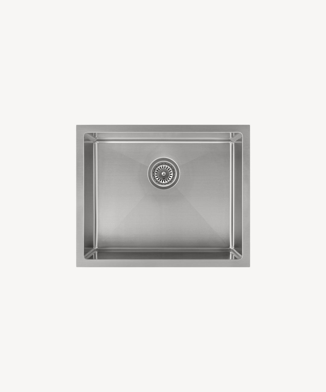 Évier de cuisine simple 550 mm - acier inoxydable - Ohia