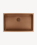 Évier simple 750 mm - cuivre brossé - Hiba