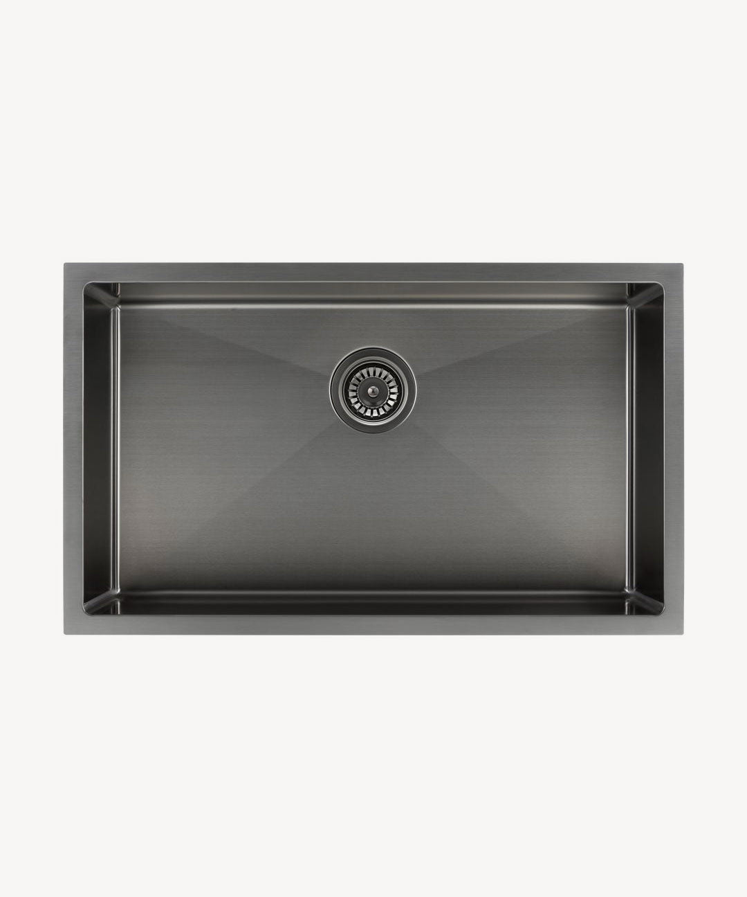 Évier simple 750 mm - gun metal brossé - Hiba